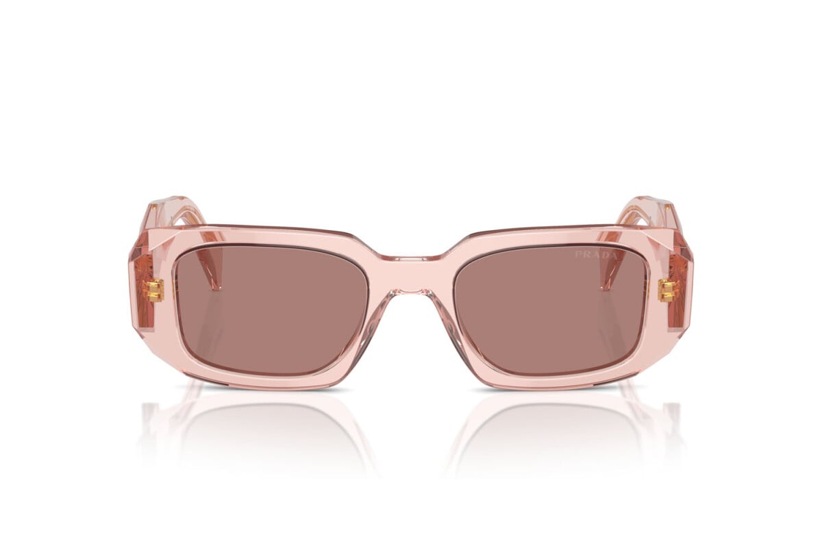 PRADA - 19Q10D TRANSPARENT PEACH | OCCHIALE DA SOLE DONNA - PR 17WS CALIBRO 49
