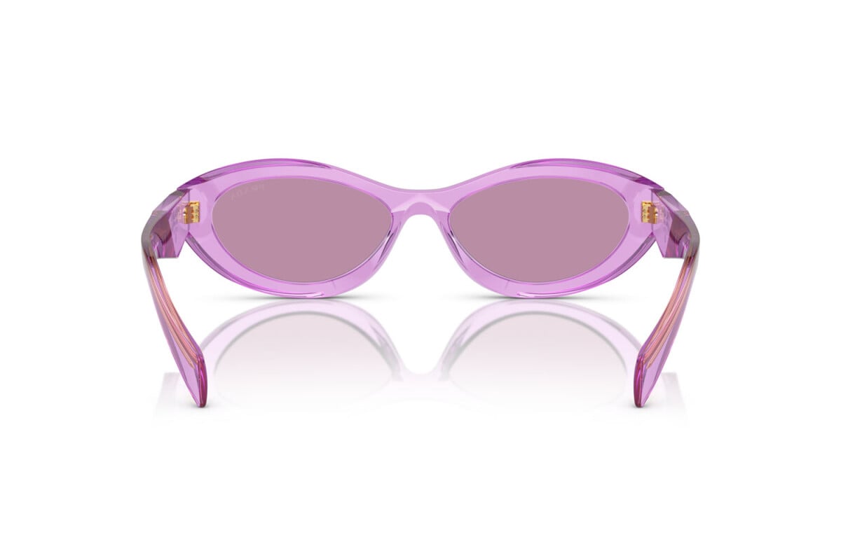 PRADA - 13R07Q TRANSPARENT AMETHYST | OCCHIALE DA SOLE DONNA - PR 26ZS CALIBRO 55