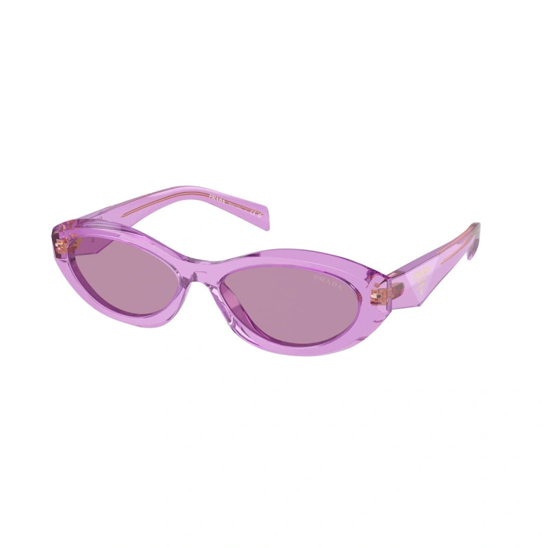 PRADA - 13R07Q TRANSPARENT AMETHYST | OCCHIALE DA SOLE DONNA - PR 26ZS CALIBRO 55