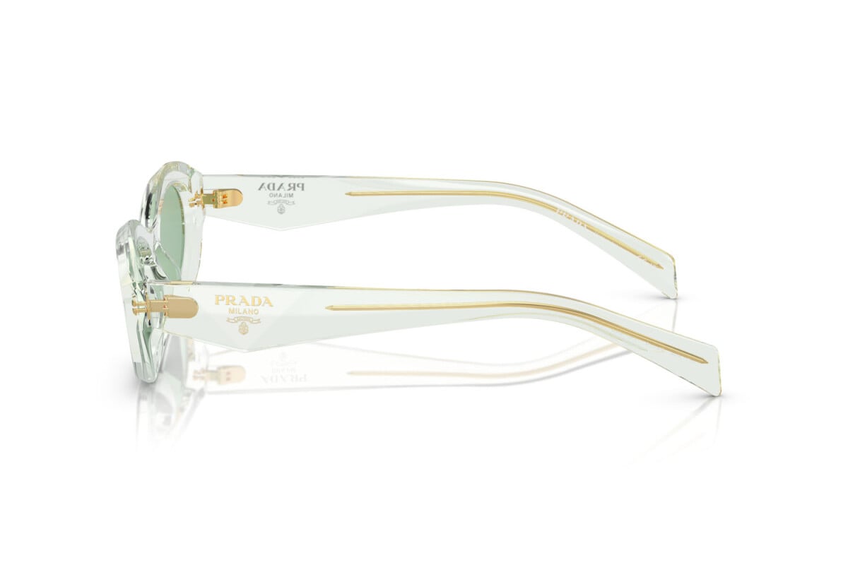 PRADA - 14R20E TRANSPARENT MINT | OCCHIALE DA SOLE DONNA - PR 26ZS CALIBRO 55