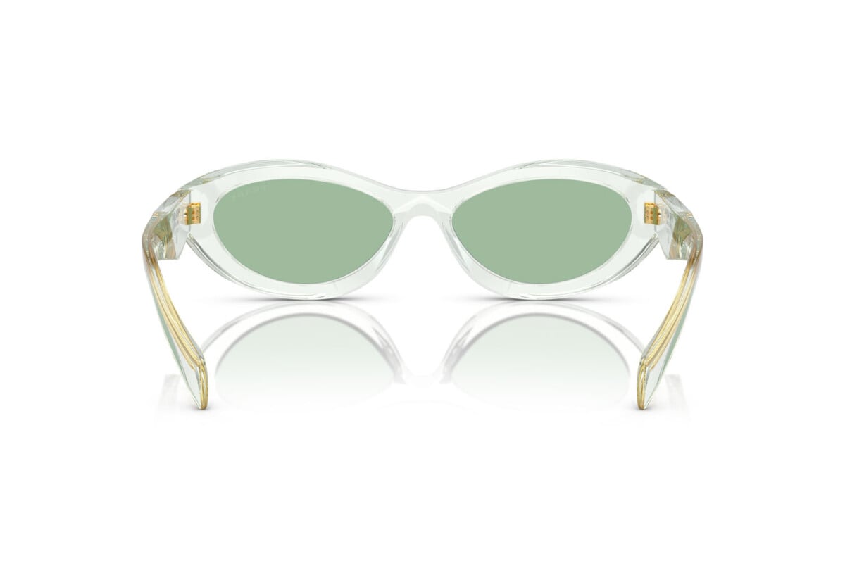 PRADA - 14R20E TRANSPARENT MINT | OCCHIALE DA SOLE DONNA - PR 26ZS CALIBRO 55