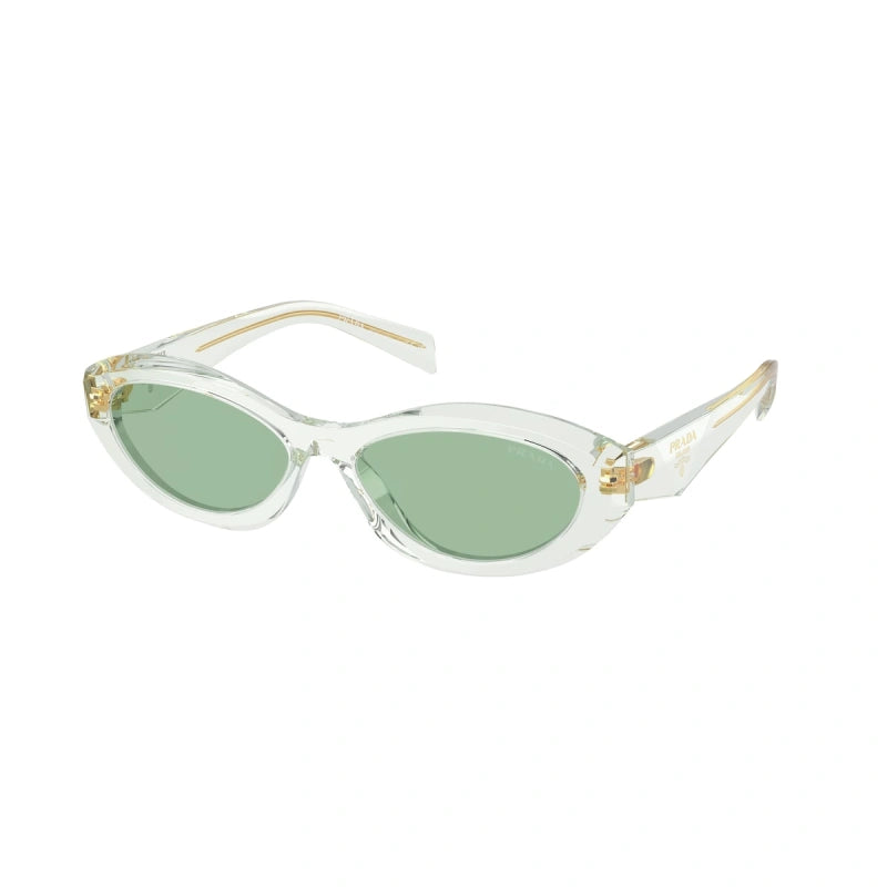 PRADA - 14R20E TRANSPARENT MINT | OCCHIALE DA SOLE DONNA - PR 26ZS CALIBRO 55