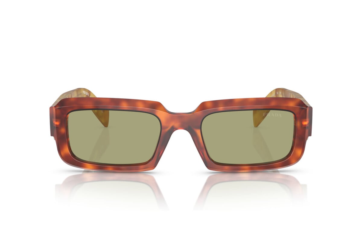 PRADA - 11P60C COGNAC TORTOISE | OCCHIALE DA SOLE UOMO - PR 27ZS CALIBRO 54