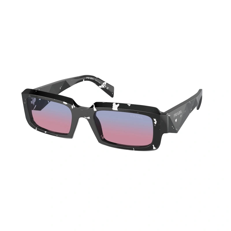 PRADA - 15O60E BLACK CRYSTAL TORTOISE | OCCHIALE DA SOLE UOMO - PR 27ZS CALIBRO 54