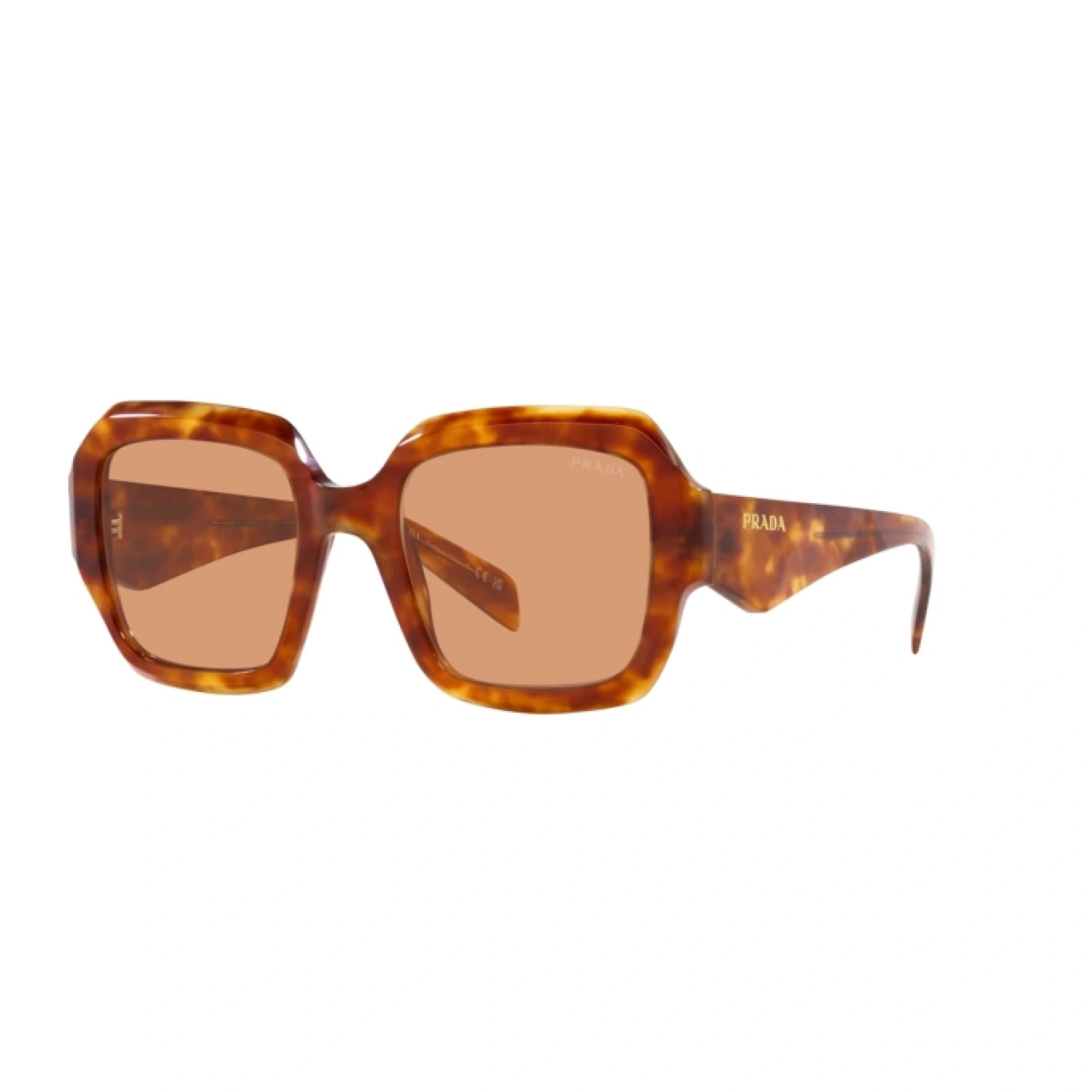 PRADA PR 28ZS - 10L07V TARTARUGA ARANCIONE CHIARO | OCCHIALE DA SOLE DONNA