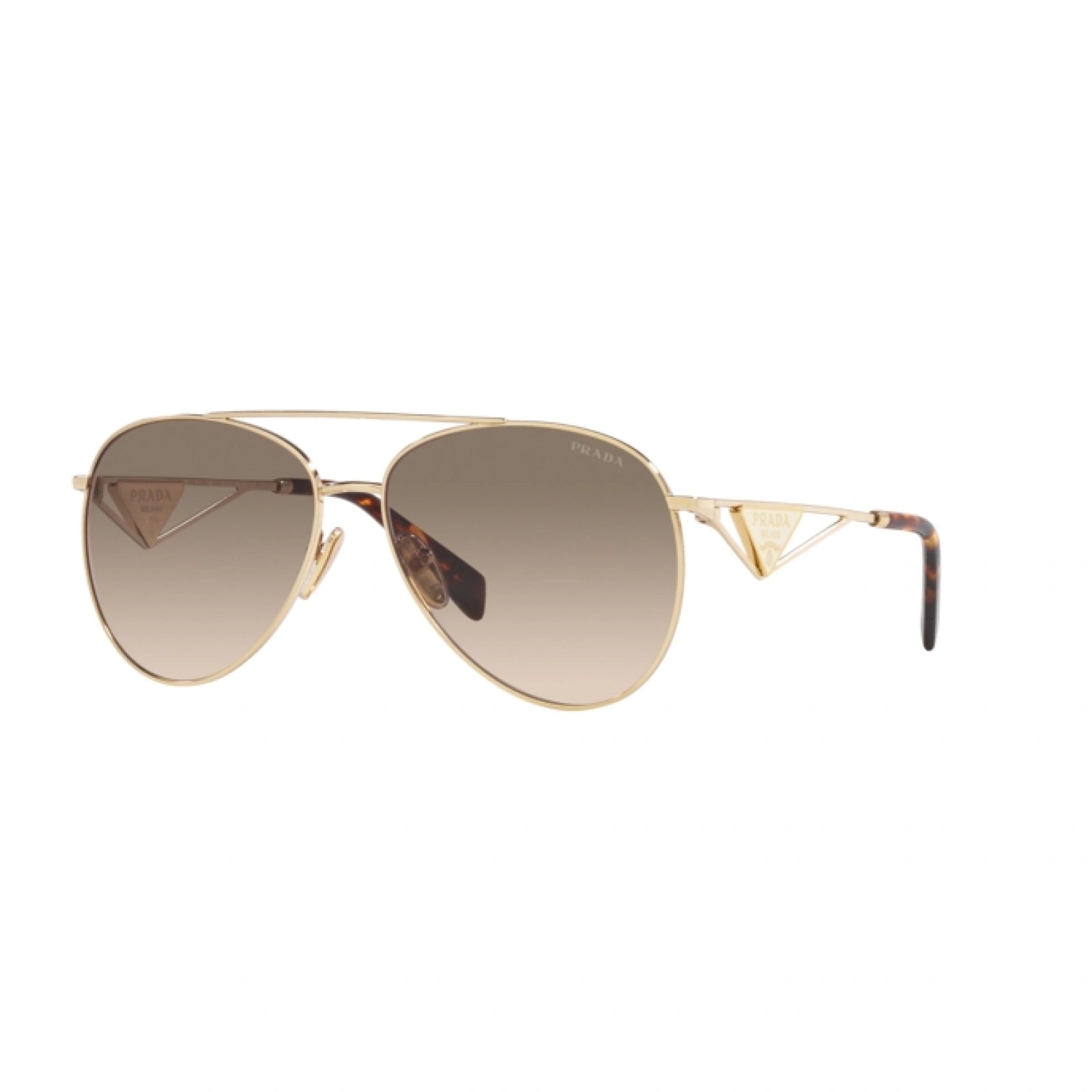 PRADA PR 73ZS - ZVN3D0 ORO PALLIDO | OCCHIALE DA SOLE DONNA CALIBRO 61