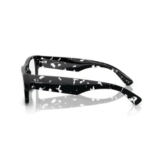 PRADA PR A08V - 15O1O1 AVANA NERO TRASPARENTE | OCCHIALE DA VISTA UOMO CALIBRO 54