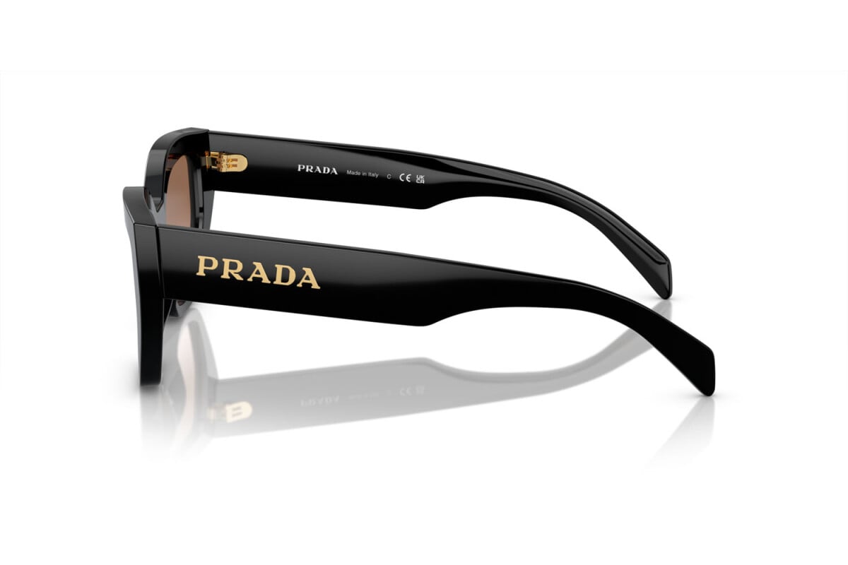 PRADA - 1AB0A6 BLACK | OCCHIALE DA SOLE DONNA - PR A09S CALIBRO 53