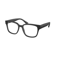 PRADA PR A09V - 12P1O1 NERO OPACO | OCCHIALE DA VISTA UOMO CALIBRO 54