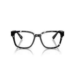 PRADA PR A09V - 15O1O1 AVANA NERO TRASPARENTE | OCCHIALE DA VISTA UOMO CALIBRO 54