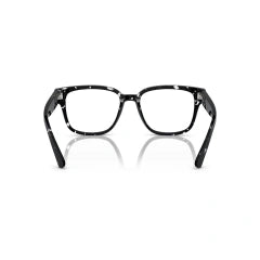 PRADA PR A09V - 15O1O1 AVANA NERO TRASPARENTE | OCCHIALE DA VISTA UOMO CALIBRO 54