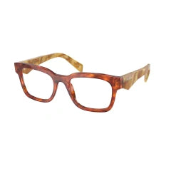 PRADA PR A10V - 11P1O1 COGNAC DELL'AVANA | OCCHIALE DA VISTA UOMO CALIBRO 53