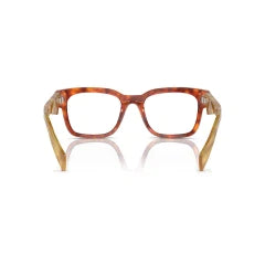 PRADA PR A10V - 11P1O1 COGNAC DELL'AVANA | OCCHIALE DA VISTA UOMO CALIBRO 53