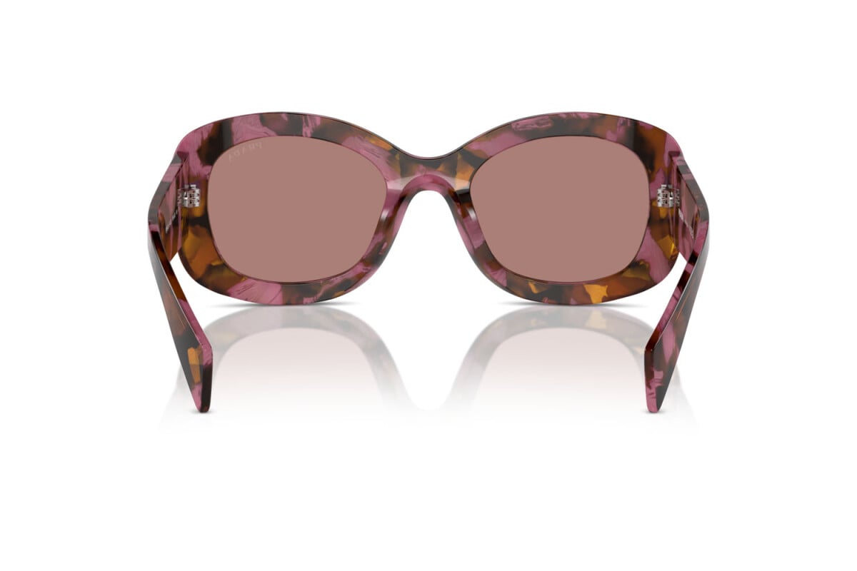 PRADA - 18N10D TORTOISE COGNAC BEGONIA | OCCHIALE DA SOLE DONNA - PR A13S CALIBRO 54