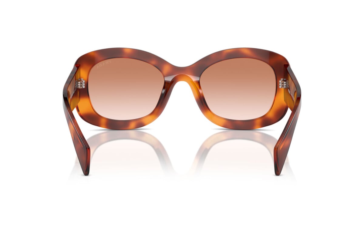 PRADA - 18R70E COGNAC TORTOISE | OCCHIALE DA SOLE DONNA - PR A13S CALIBRO 54