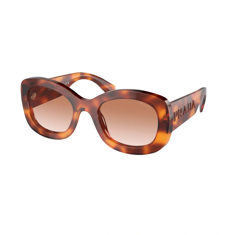 PRADA - 18R70E COGNAC TORTOISE | OCCHIALE DA SOLE DONNA - PR A13S CALIBRO 54