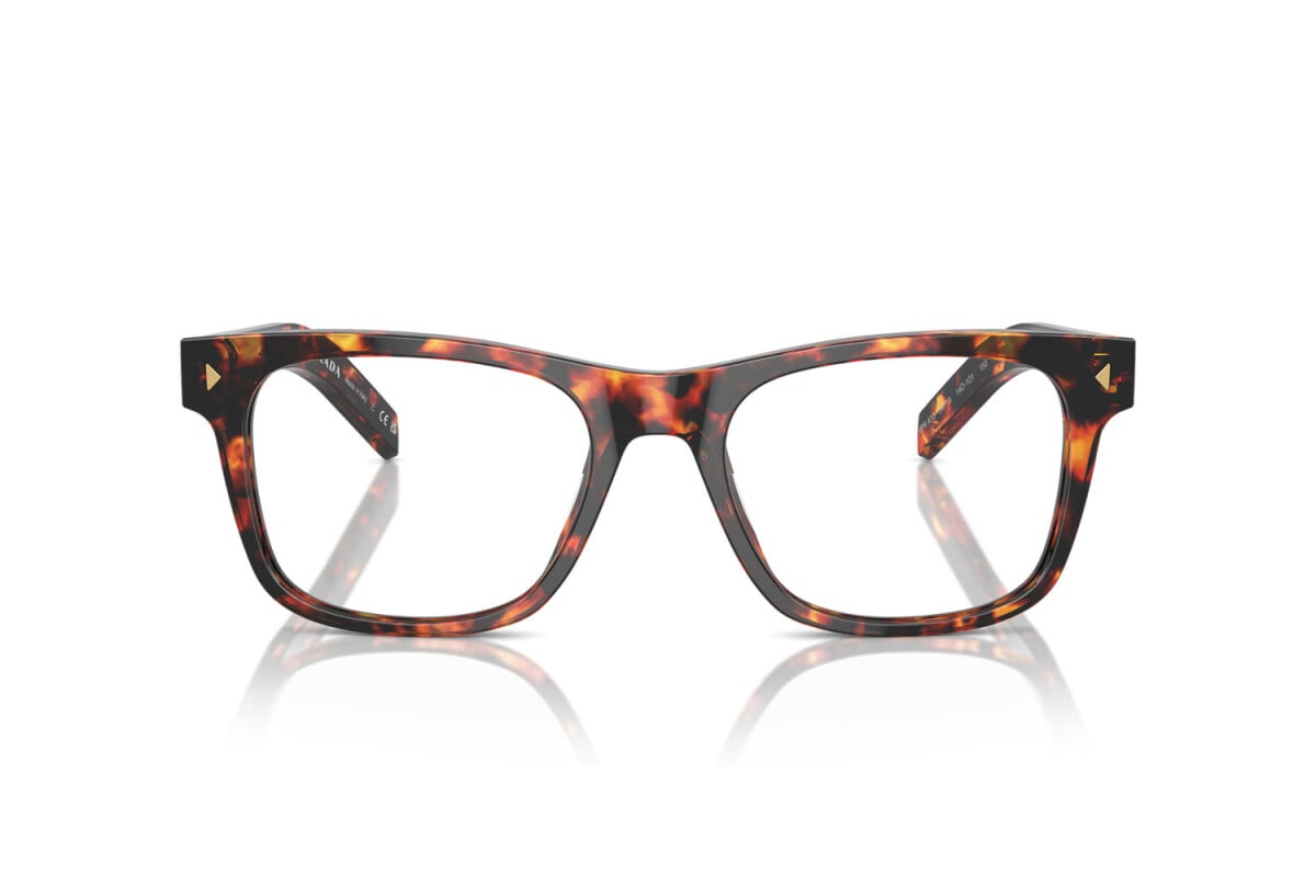 PRADA - 14O1O1 MAGMA TORTOISE | OCCHIALE DA VISTA UOMO - PR A13V CALIBRO 52