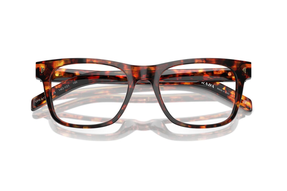 PRADA - 14O1O1 MAGMA TORTOISE | OCCHIALE DA VISTA UOMO - PR A13V CALIBRO 52