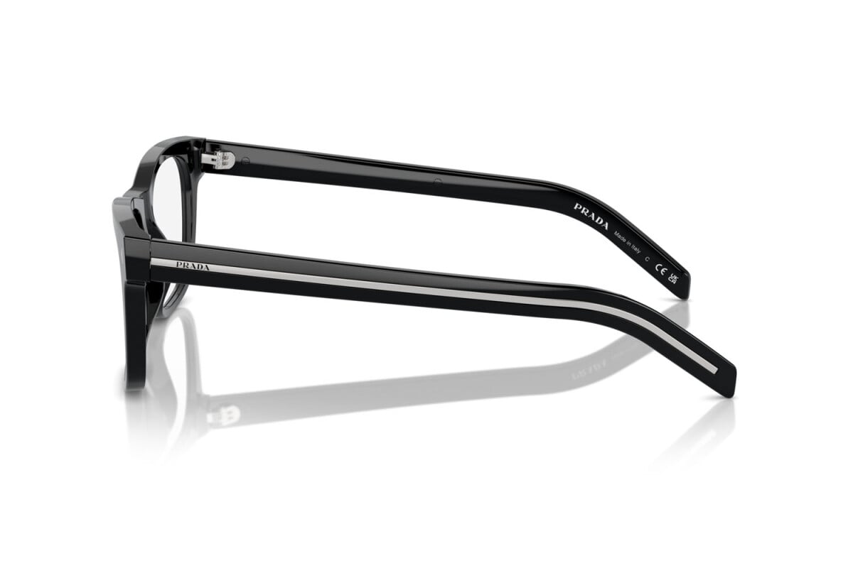 PRADA - 16K1O1 BLACK | OCCHIALE DA VISTA UOMO - PR A13V CALIBRO 52