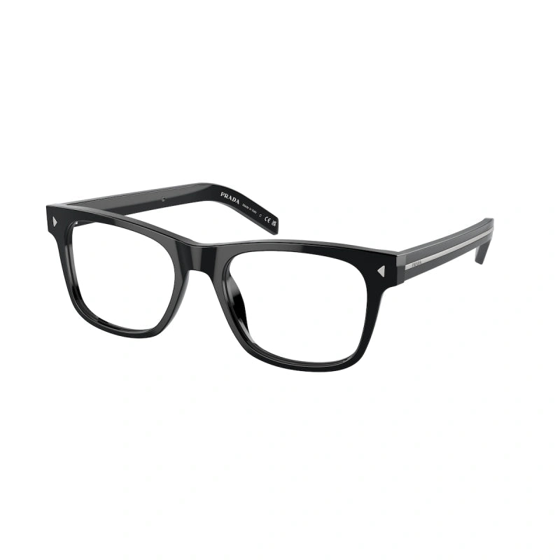 PRADA - 16K1O1 BLACK | OCCHIALE DA VISTA UOMO - PR A13V CALIBRO 52