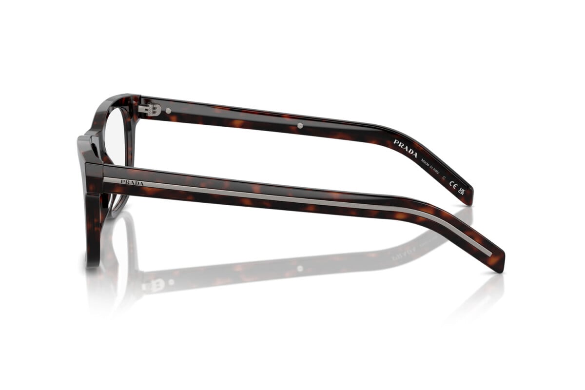 PRADA - 17N1O1 RADICA TORTOISE | OCCHIALE DA VISTA UOMO - PR A13V CALIBRO 54