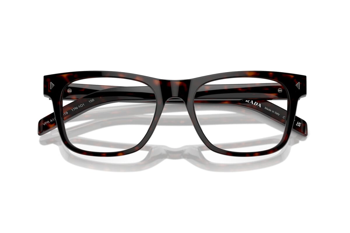 PRADA - 17N1O1 RADICA TORTOISE | OCCHIALE DA VISTA UOMO - PR A13V CALIBRO 52