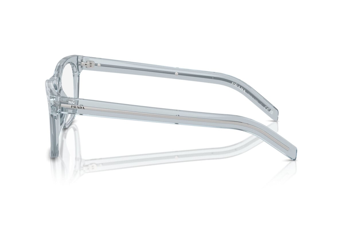 PRADA - 19T1O1 TRANSPARENT AZURE | OCCHIALE DA VISTA UOMO - PR A13V CALIBRO 54