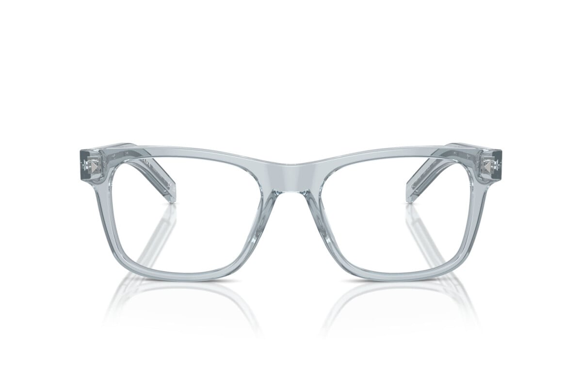 PRADA - 19T1O1 TRANSPARENT AZURE | OCCHIALE DA VISTA UOMO - PR A13V CALIBRO 52