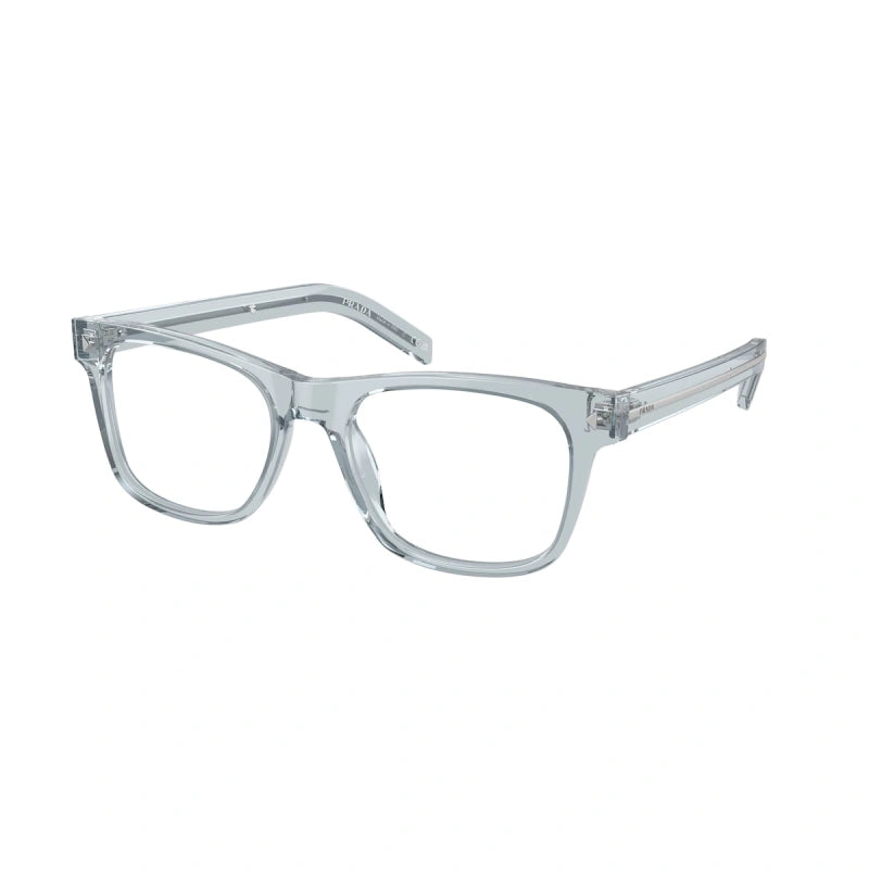 PRADA - 19T1O1 TRANSPARENT AZURE | OCCHIALE DA VISTA UOMO - PR A13V CALIBRO 52