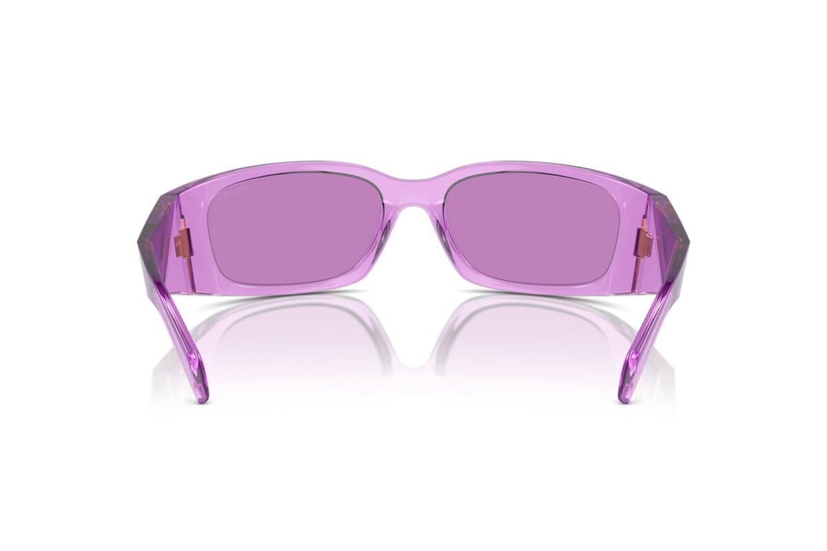 PRADA - 13R30G TRANSPARENT AMETYST | OCCHIALE DA SOLE DONNA - PR A14S CALIBRO 60