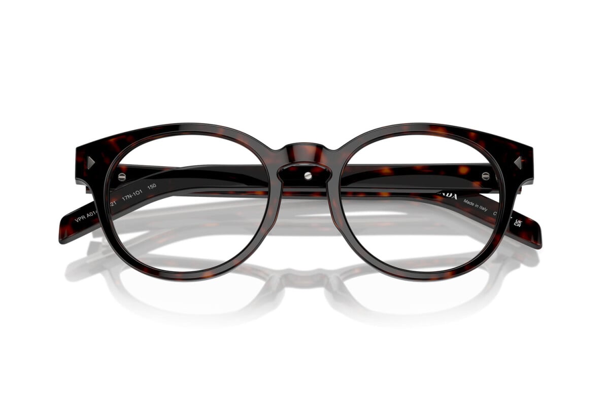 PRADA - 17N1O1 RADICA TORTOISE | OCCHIALE DA VISTA UOMO - PR A14V CALIBRO 50