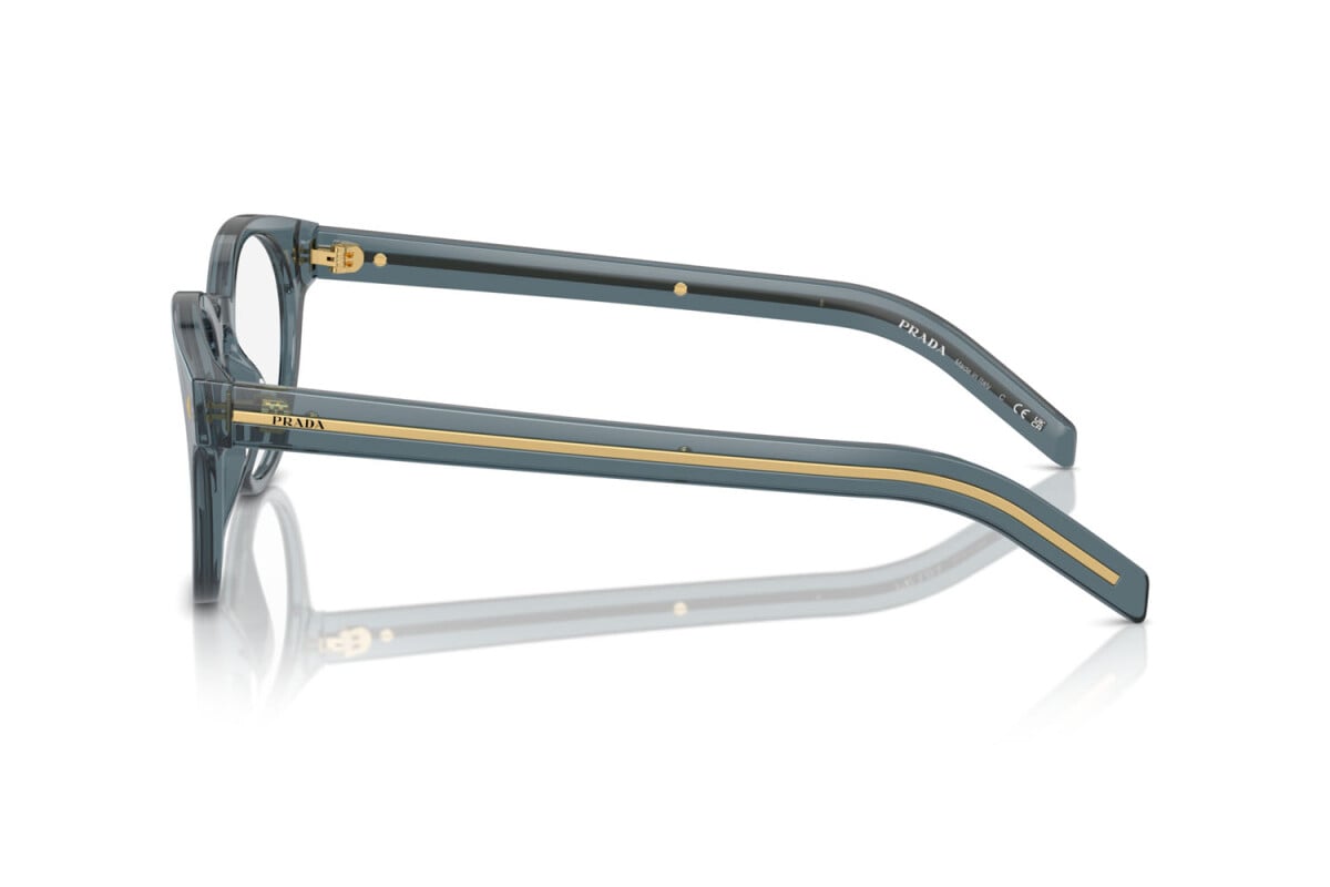 PRADA - 17T1O1 TRANSPARENT OCEAN | OCCHIALE DA VISTA UOMO - PR A14V CALIBRO 50