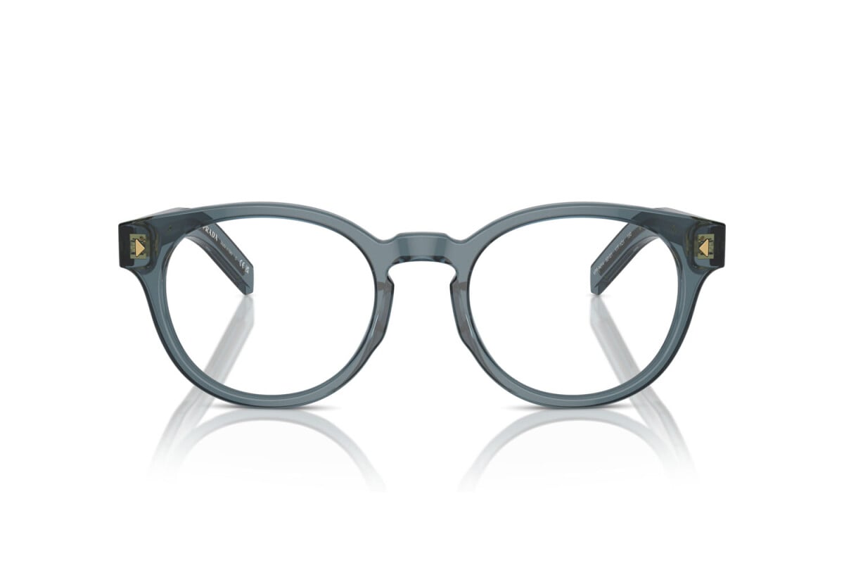 PRADA - 17T1O1 TRANSPARENT OCEAN | OCCHIALE DA VISTA UOMO - PR A14V CALIBRO 50