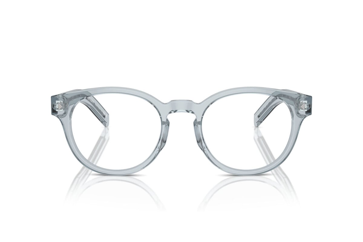PRADA - 19T1O1 TRANSPARENT AZURE | OCCHIALE DA VISTA UOMO - PR A14V CALIBRO 52