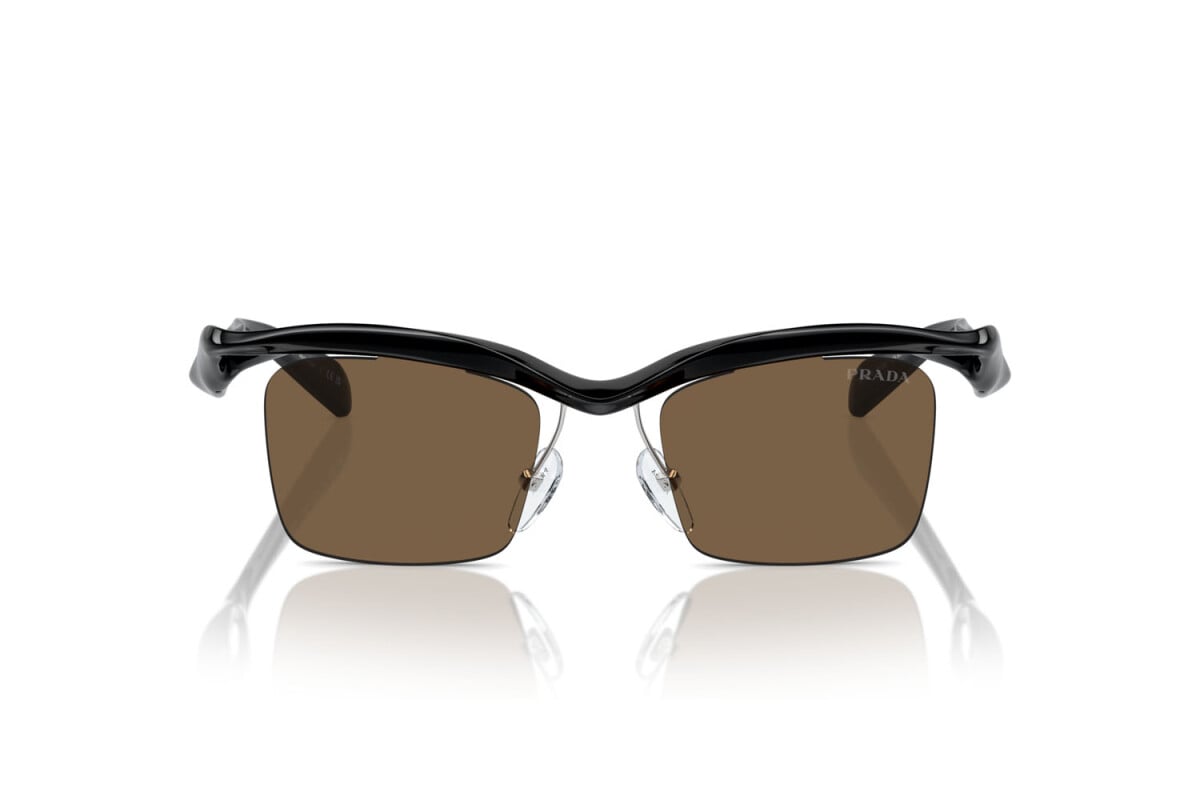 PRADA - 1AB8C1 BLACK | OCCHIALE DA SOLE UOMO - PR A15S CALIBRO 47