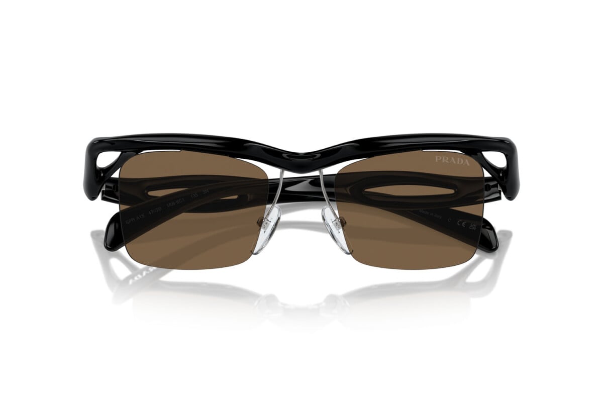 PRADA - 1AB8C1 BLACK | OCCHIALE DA SOLE UOMO - PR A15S CALIBRO 47