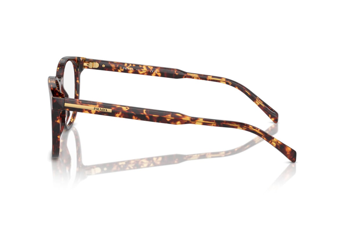 PRADA - 14O1O1 MAGMA TORTOISE | OCCHIALE DA VISTA UOMO - PR A15V CALIBRO 52