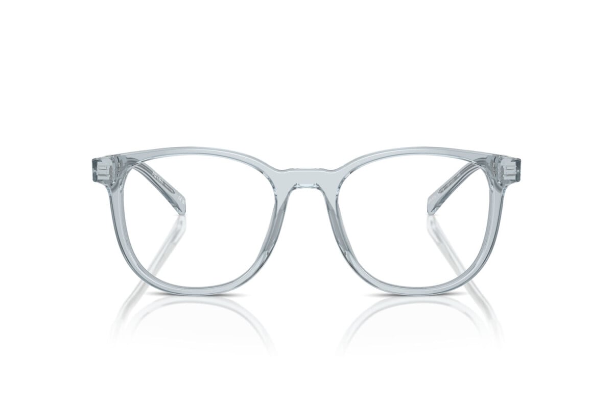 PRADA - 19T1O1 TRANSPARENT AZURE | OCCHIALE DA VISTA UOMO - PR A15V CALIBRO 50