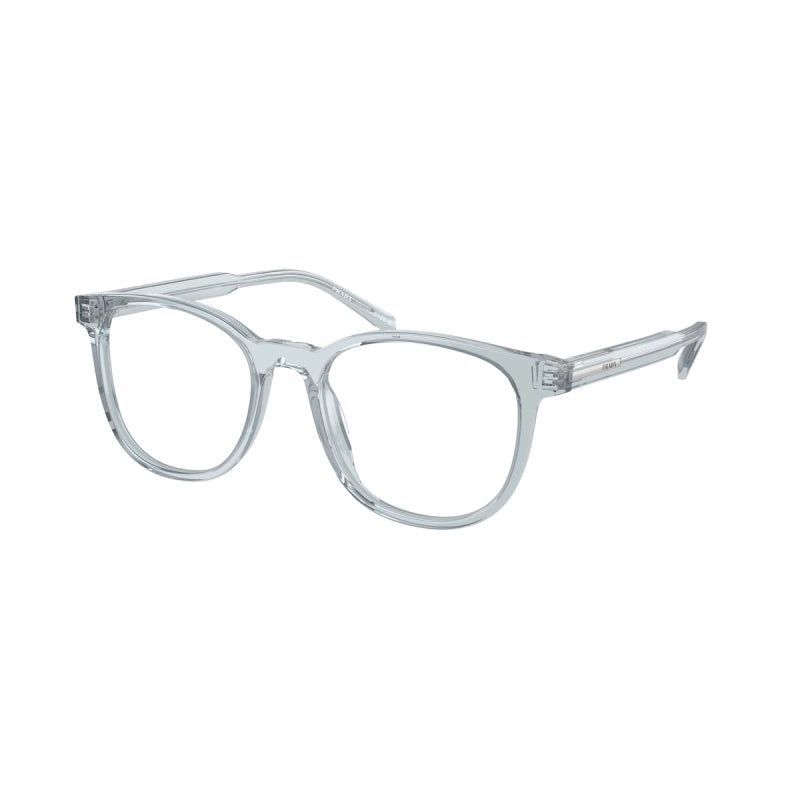 PRADA - 19T1O1 TRANSPARENT AZURE | OCCHIALE DA VISTA UOMO - PR A15V CALIBRO 50