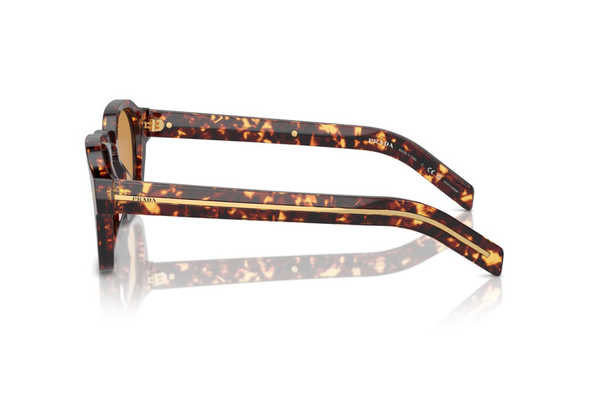 PRADA - 14O60F MAGMA TORTOISE | OCCHIALE DA SOLE UOMO - PR A16S CALIBRO 52