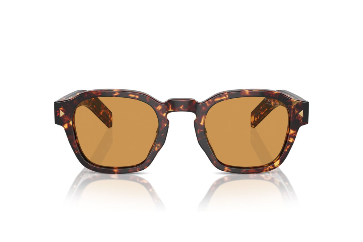 PRADA - 14O60F MAGMA TORTOISE | OCCHIALE DA SOLE UOMO - PR A16S CALIBRO 52