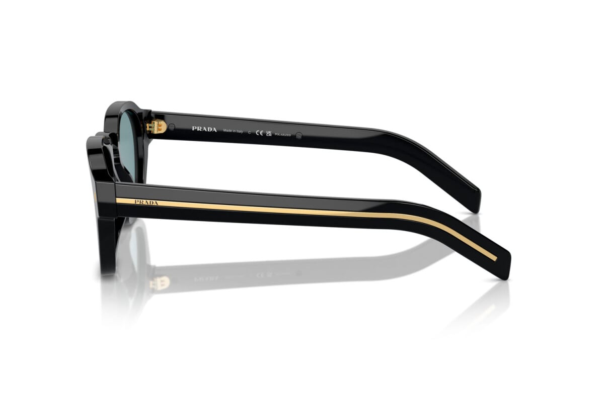 PRADA - 16K04D BLACK | OCCHIALE DA SOLE UOMO - PR A16S CALIBRO 49