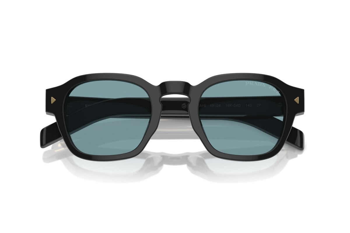 PRADA - 16K04D BLACK | OCCHIALE DA SOLE UOMO - PR A16S CALIBRO 52