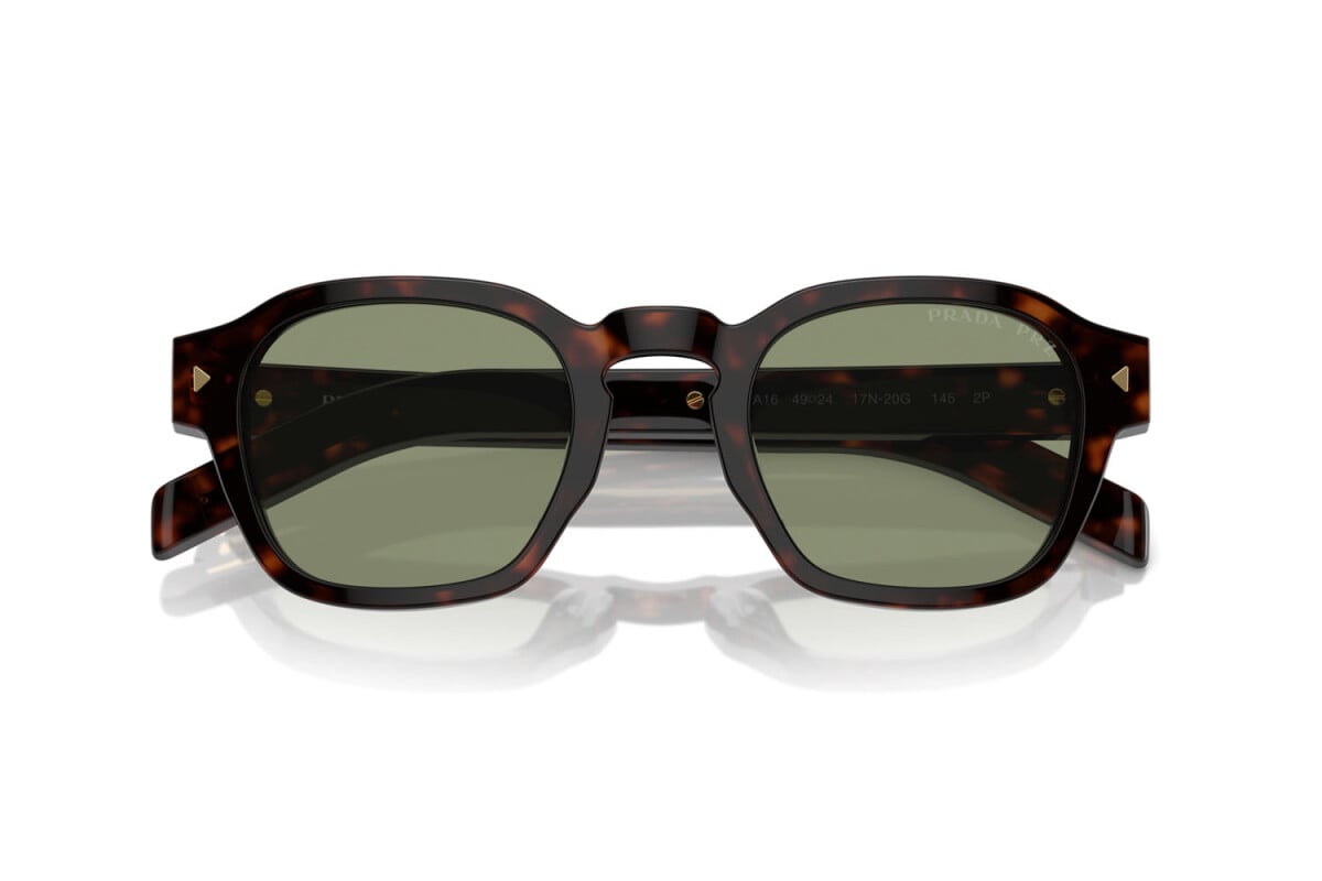 PRADA - 17N20G RADICA TORTOISE | OCCHIALE DA SOLE UOMO - PR A16S CALIBRO 52