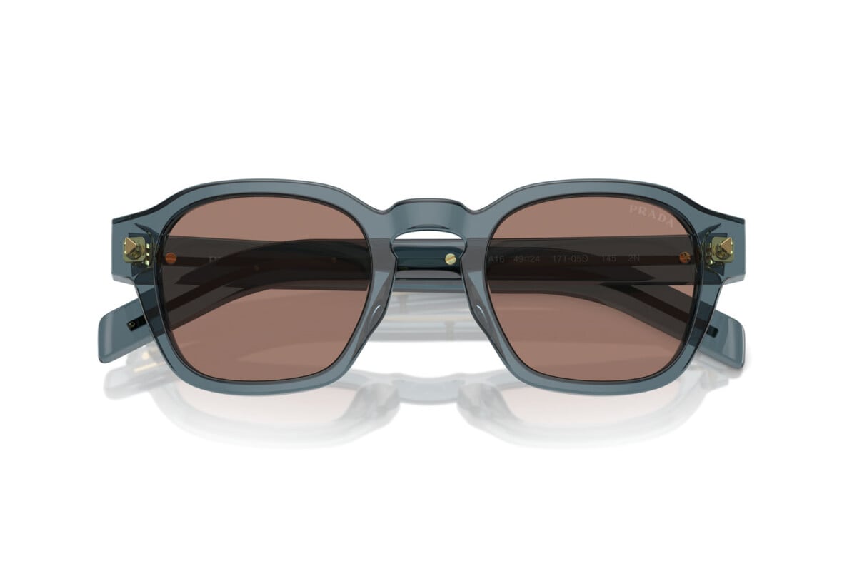PRADA - 17T05D TRANSPARENT OCEAN | OCCHIALE DA SOLE UOMO - PR A16S CALIBRO 52