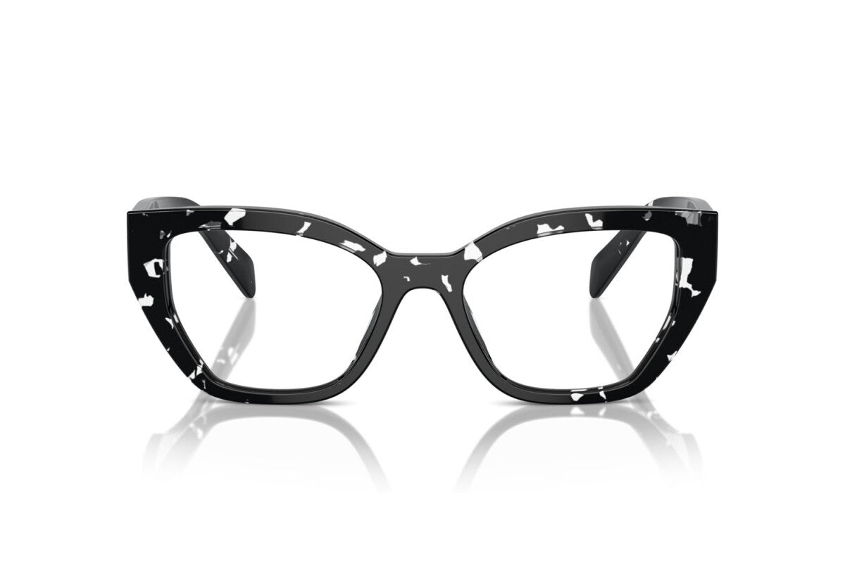 PRADA - 15O1O1 BLACK CRYSTAL TORTOISE | OCCHIALE DA VISTA DONNA - PR A16V CALIBRO 53