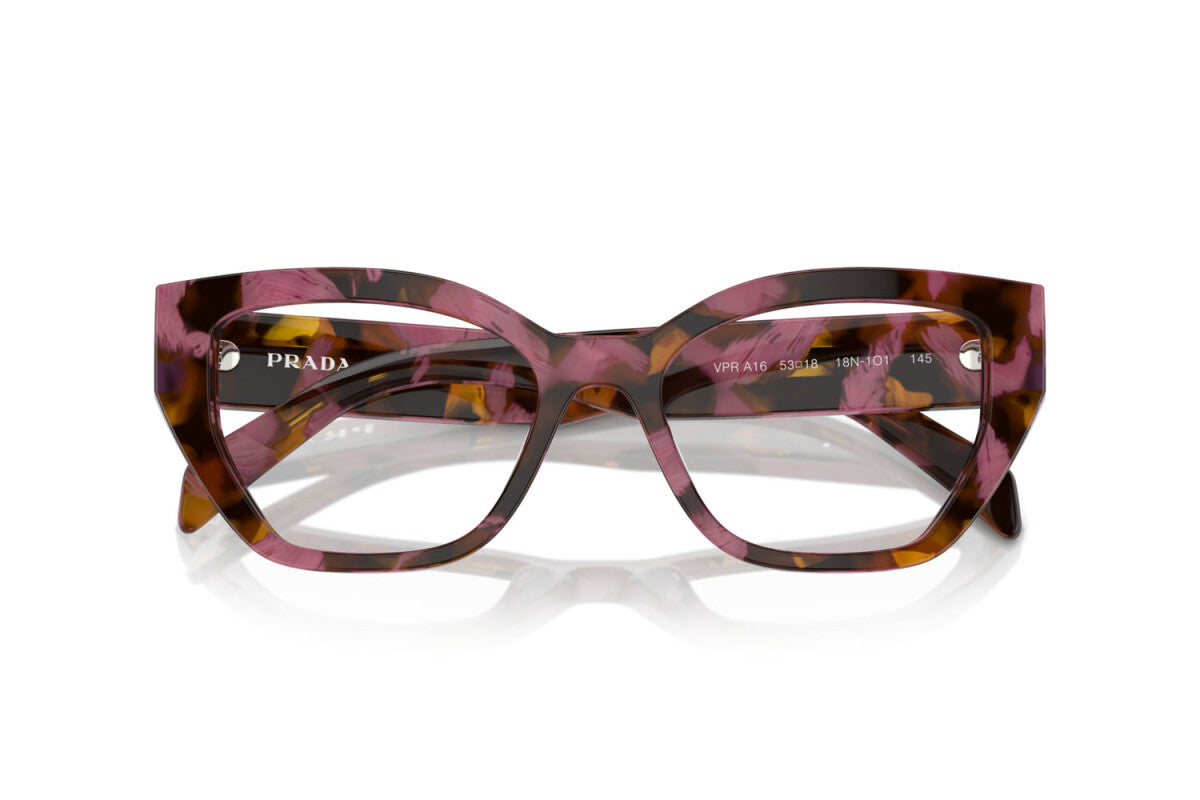 PRADA - 18N1O1 COGNAC BEGONIA TORTOISE | OCCHIALE DA VISTA DONNA - PR A16V CALIBRO 53