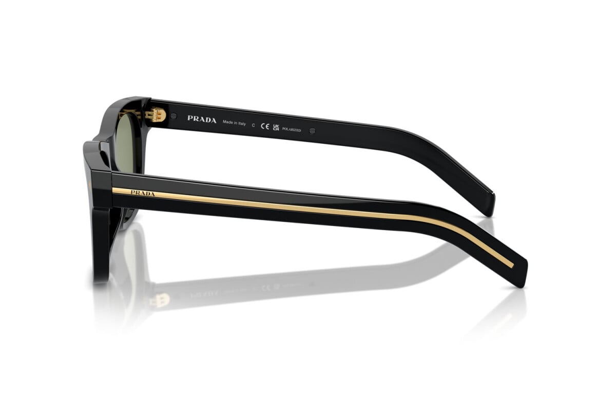 PRADA - 16K20G BLACK | OCCHIALE DA SOLE UOMO - PR A17S CALIBRO 51