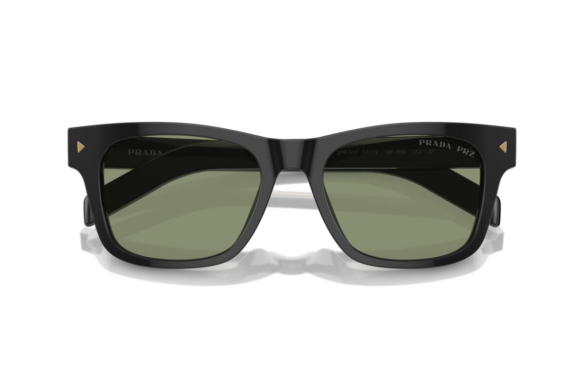 PRADA - 16K20G BLACK | OCCHIALE DA SOLE UOMO - PR A17S CALIBRO 54