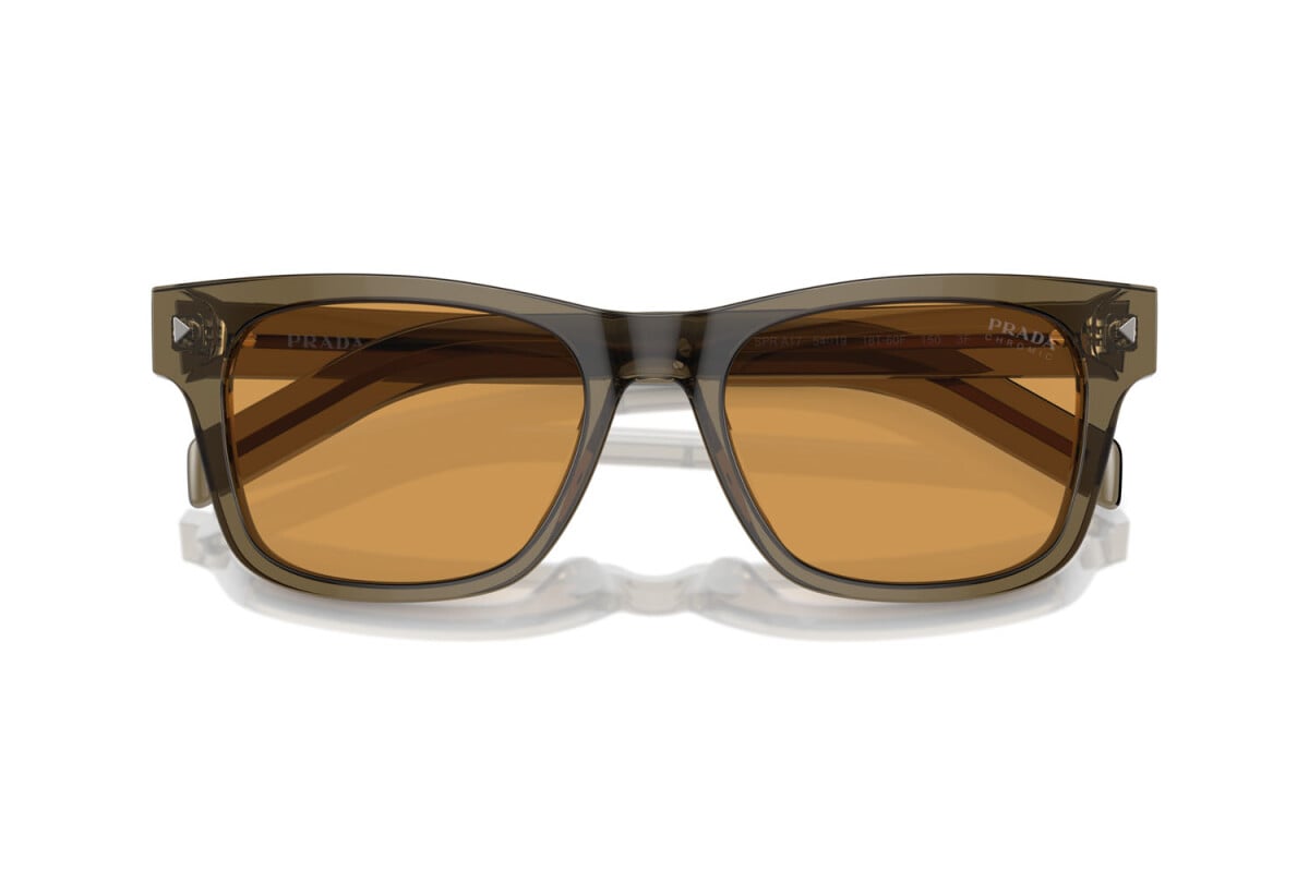 PRADA - 18T60F TRANSPARENT EARTH | OCCHIALE DA SOLE UOMO - PR A17S CALIBRO 54